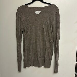 Old navy sweater with heart on back